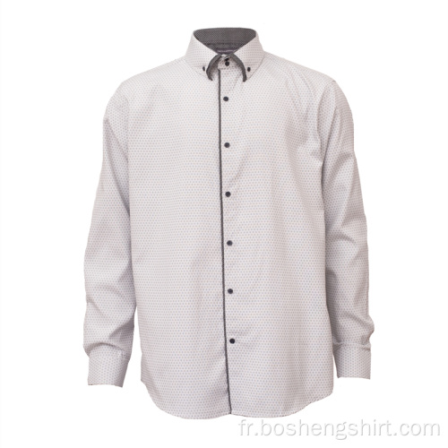 Meilleure chemise décontractée personnalisée boutonnée populaire